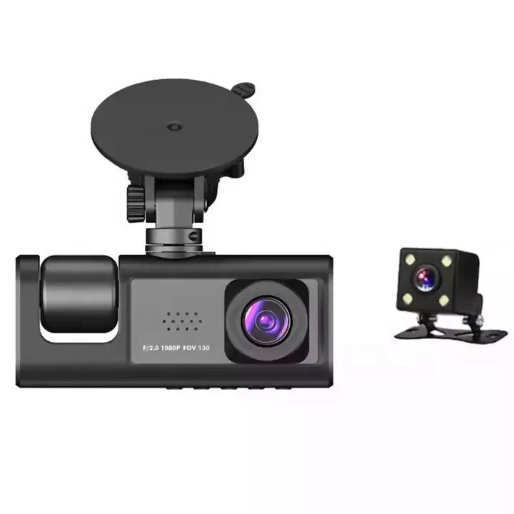 Dash-cam 3 camera Full HD + Wifi