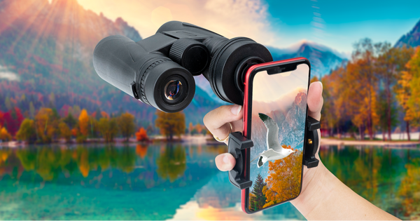 Monocular Adjustable Phone Mount For Starscope Monocular - Perfect View, Secure and Steady