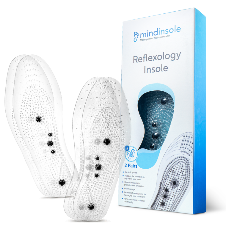 2 Packs of MiSole Acupuncture Insoles - Natural Relief
