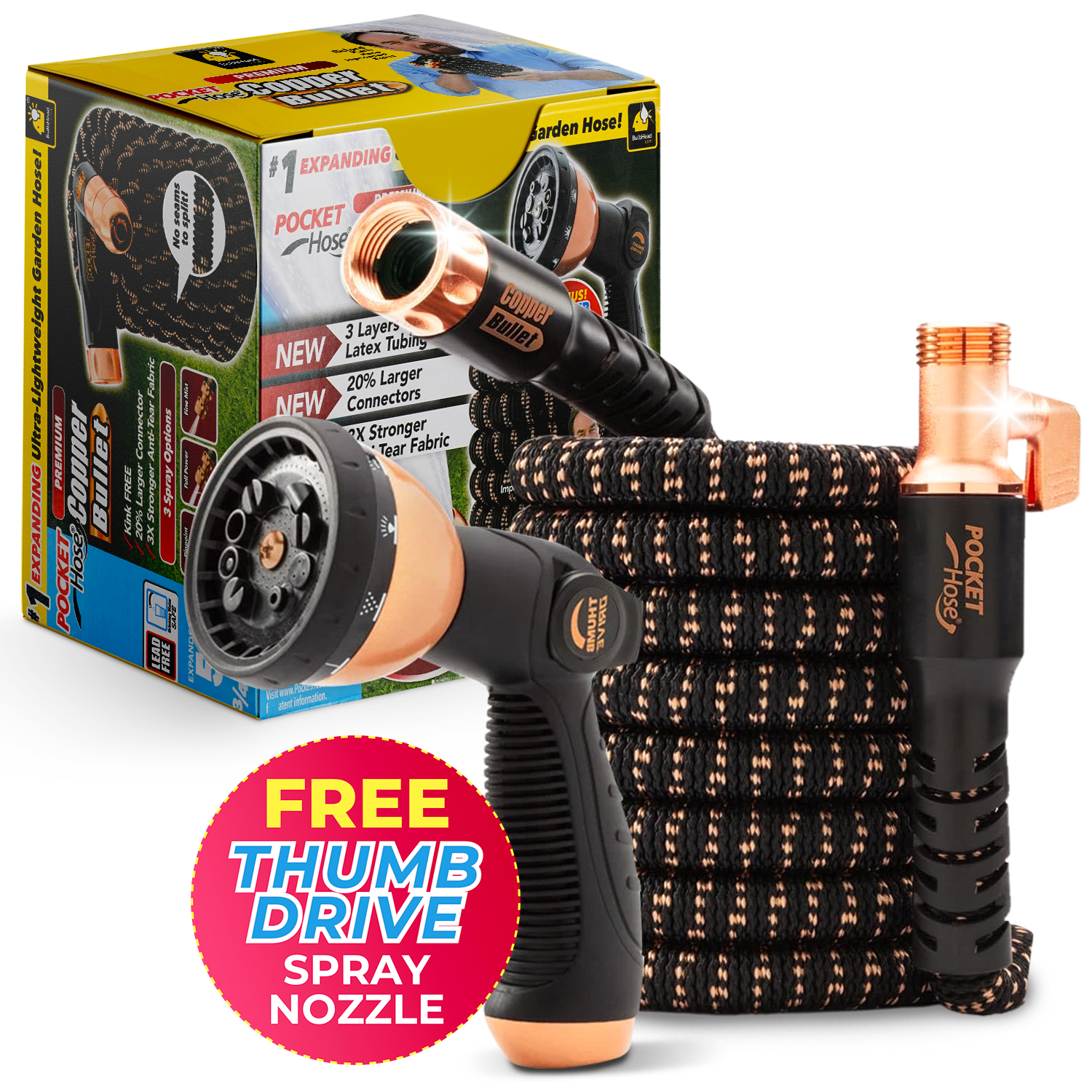 PocketHose - The Ultimate Expandable Garden Hose